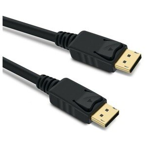 PremiumCord DisplayPort 1.4 přípojný kabel M/M, zlacené konektory, 5m