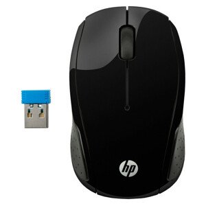 HP 200 bezdrátová myš černá