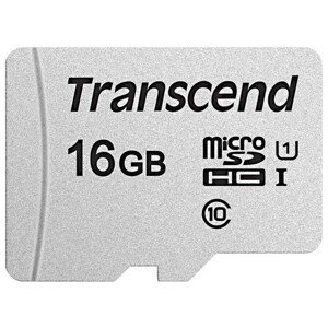 Transcend 16GB microSDHC 300S paměťová karta (bez adaptéru)