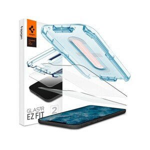 Spigen Glas tR EZ Fit tvrzené sklo iPhone 12 / 12 Pro 2 ks čiré