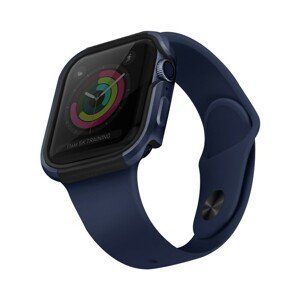 UNIQ Valencia kovové pouzdro Apple Watch Serie 4/5/6/SE (40mm) modré