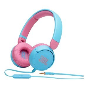 JBL dětská náhlavní sluchátka modrá/růžová