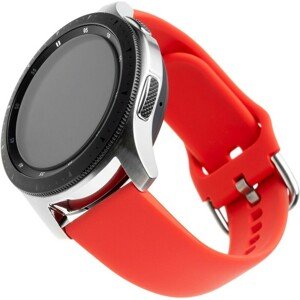 FIXED Silicone Strap s šířkou 22mm smartwatch červený