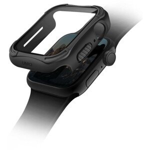 UNIQ Torres Antimikrobiální odolné pouzdro Apple Watch 4/5/6/SE (40mm) černé