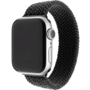 FIXED provlékací nylonový řemínek Apple Watch 38/40/41mm XL černý