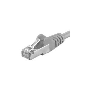 PremiumCord Patch kabel UTP RJ45-RJ45 level 5e šedý 0,25m