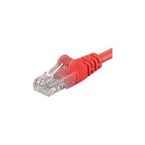 PremiumCord Patch kabel UTP RJ45-RJ45 level 5e červený 5m