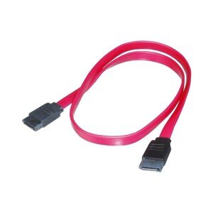 PremiumCord datový kabel SATA 1,5/3,0 GBit/s červený 0,5m
