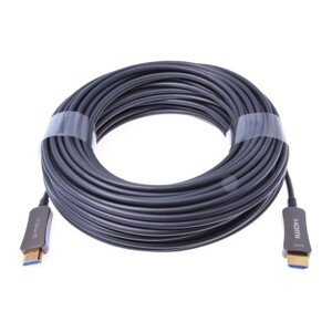 PremiumCord optický fiber kabel High Speed / Ethernet 4K@60Hz M/M zlacené konektory 40m