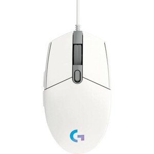 Logitech G203 LIGHTSYNC myš bílá