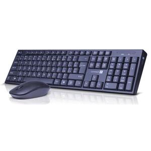 CONNECT IT Combo bezdrátová černá klávesnice + myš, 2,4GHz, USB, CZ + SK layout, černá; CKM-7500-CS