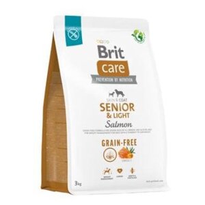 Brit Care Dog Grain-free Senior and Light - salmon and potato, 3kg; 140115