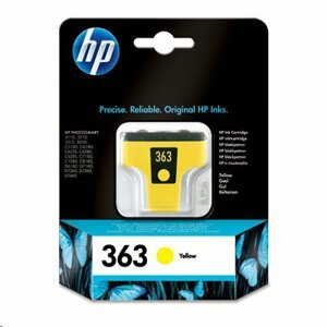 HP 363 (C8773E, žlutá) - originální; C8773EE#BA3