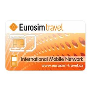 SIM karta EUROSIM - kredit 10USD; EUROSIM10USD