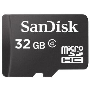 SanDisk microSDHC Card 32 GB class 4; SDSDQM-032G-B35