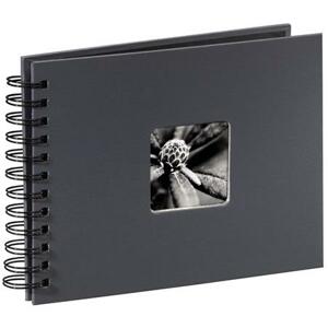 Hama album klasické spirálové FINE ART 24x17 cm, 50 stran, šedé; 94884