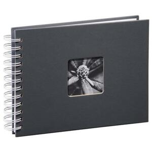 Hama album klasické spirálové FINE ART 24x17 cm, 50 stran, šedé, bílé listy; 2111