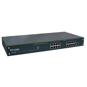 TP-Link switch TP-Link 16 x 10/100 Mbs + 1x uplink, do 19" racku; TL-SF1016