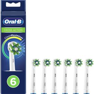 Oral-B EB 50-6 CrossAction náhradní hlavice s Technologií CleanMaximiser, 6 ks; 4210201376040