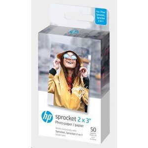 HP Zink Paper Sprocket 50 Pack 2x3"; HPIZ2X350