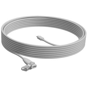 Logitech kabel pro Stolní mikrofony Rally, Prodlužovací kabel, 10m, bílá; 952-000047