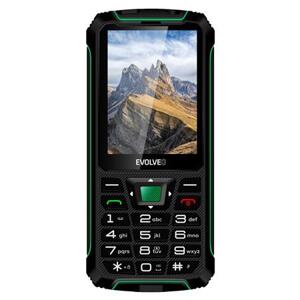 Evolveo StrongPhone W4, vodotěsný odolný Dual SIM telefon, černo-zelená; SGP-W4-BG
