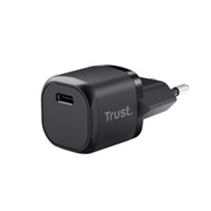 TRUST nabíječka 20W Maxo, USB-C, Nabíječka do zdi, černá; 1667294