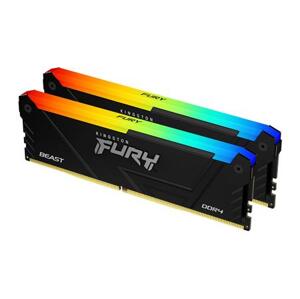 Kingston FURY Beast RGB 32GB DDR4 3200MT s DIMM CL16 KIT 2x 16GB; KF432C16BB2AK2/32