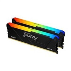 Kingston DIMM DDR4 32GB (Kit of 2) 3200MT s CL16 FURY Beast RGB, XMP; KF432C16BB12AK2 32