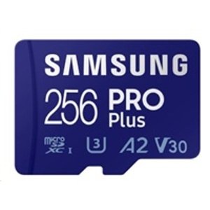 Samsung micro SDXC karta 256GB PRO Plus + SD adaptér; MB-MD256SA EU