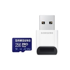 Samsung micro SDXC karta 256GB PRO Plus + USB adaptér; MB-MD256SB WW