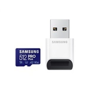 Samsung micro SDXC karta 512GB PRO Plus + USB adaptér; MB-MD512SB WW