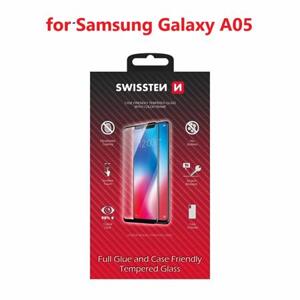 Swissten sklo full glue, color frame, case friendly pro Samsung Galaxy A05 černé; 54501845