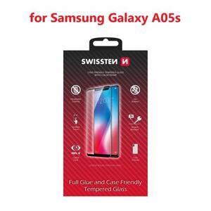 Swissten sklo full glue, color frame, case friendly pro Samsung Galaxy A05s černé; 54501846