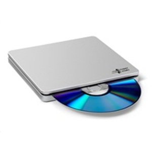 HITACHI LG - externí mechanika DVD-W/CD-RW/DVD±R/±RW/RAM/M-DISC GP70NS50, Blade Ultra Slim, Silver, box+SW; GP70NS50