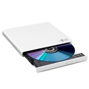 HITACHI LG - externí mechanika DVD-W/CD-RW/DVD±R/±RW/RAM GP57EW40, Slim, White, box+SW; GP57EW40