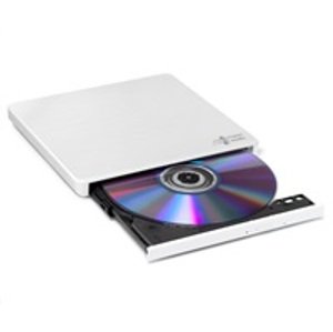 HITACHI LG - externí mechanika DVD-W/CD-RW/DVD±R/±RW/RAM GP60NW60, Slim, White, box+SW; GP60NW60