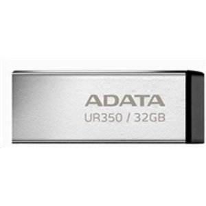 ADATA Flash Disk 32GB UR350, USB 3.2 Dash Drive, kov černá; UR350-32G-RSR/BK