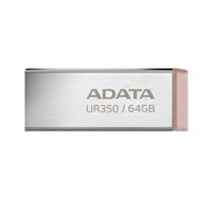ADATA Flash Disk 64GB UR350, USB 3.2 Dash Drive, kov hnědá; UR350-64G-RSR/BG
