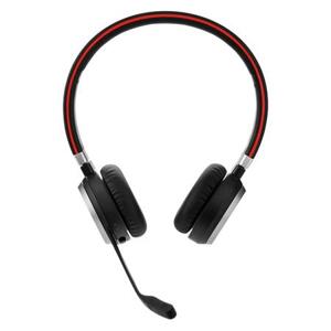 Jabra Evolve 65 SE/Stereo/BT/Bezdrát/MS/Černá-červená; 6599-833-309
