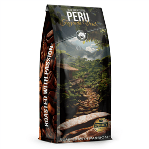 Blue Orca Fusion Peru Fazenda Verde, zrnková káva, 1 kg, Arabica/Robusta (75/25 %); 225650