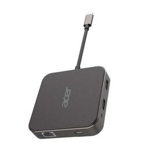 Acer 7in1 USB4 8K Multi Display hub: 1 x HDMI + 1 DP + 2 x USB3.2 + 1 x USB C + 1 x RJ45 + 1 x 3.5mm audio port; HP.DSCAB.013