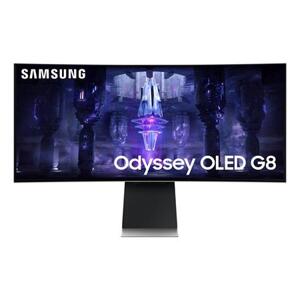 Samsung/Odyssey G85SB/34"/OLED/3440x1440/175Hz/0,1ms/Silver/2R; LS34BG850SUXEN