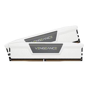 Corsair VENGEANCE DDR5 32GB 2x16GB 5200MHz 1.25V DIMM White Heatspreader Black PCB; CMK32GX5M2B5200C40W