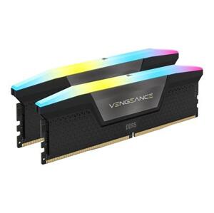Corsair VENGEANCE RGB 32GB 2x16GB DDR5 6000MHz DIMM Unbuffered 36-39-39-76 STD PMIC XMP 3.0 Black Heatspreader Black PCB; CMH32GX5M2D6000C36