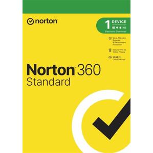NORTON 360 STANDARD 10GB + VPN 1 uživatel pro 1 zařízení na 2 roky ESD; 21435516