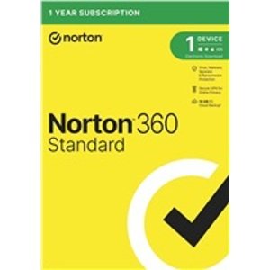 NORTON 360 STANDARD 10GB + VPN 1 uživatel pro 1 zařízení na 1 rok ESD; 21405801