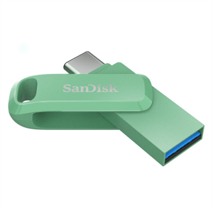 SanDisk Ultra Dual Drive Go USB Type- C, Absinthe zelená 150 MB/s 64 GB; SDDDC3-064G-G46AG