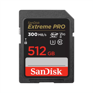 SanDisk Extreme PRO SDHC UHS-II 512GB; SDSDXDK-512G-GN4IN