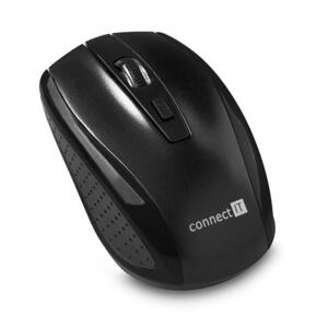 CONNECT IT Bezdrátová optická myš (+ 2x AAA baterie zdarma), černá; CI-1223